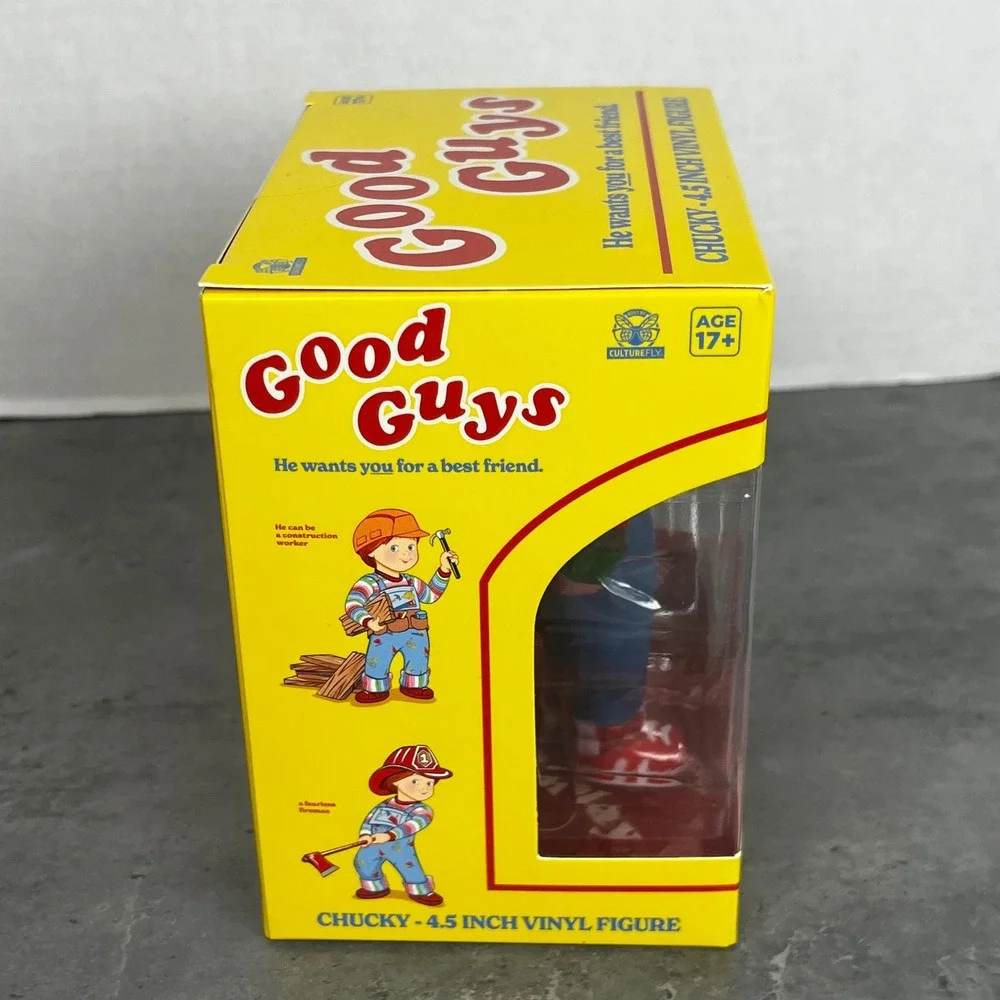 CultureFly Chucky Good Guys 4.5 Inch Vinyl Figure Childs Play Horror Collectible